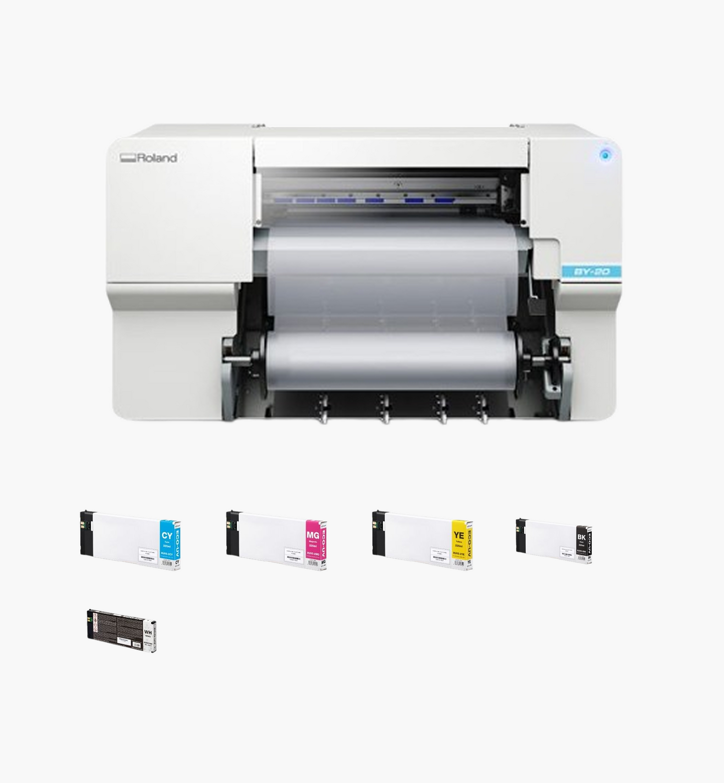 Desktop Direct-to-Film Printer & Cutter - BY-20+ CMYKW Inks Bundle