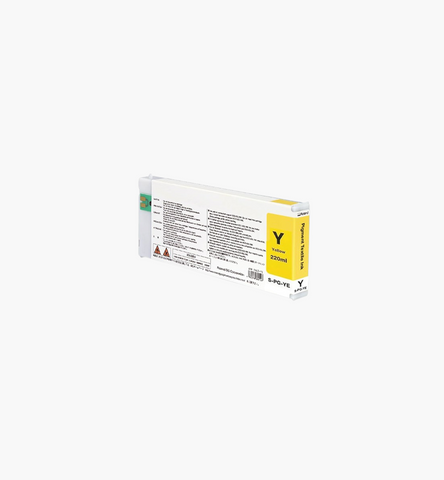 S-PG-YE Yellow Pigment DTF Ink, 220cc Cartridge