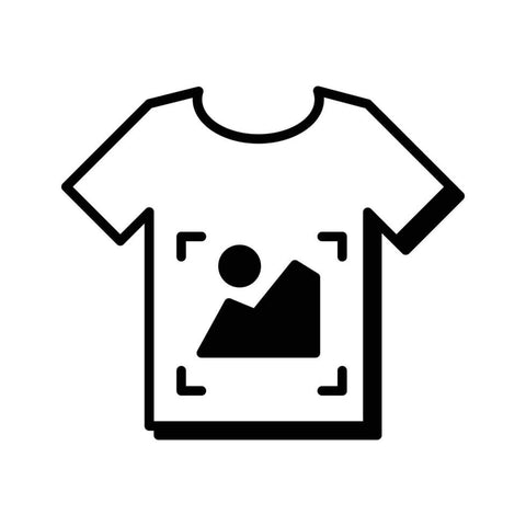 T-shirt - Heat Transfer vinyl material (20.32 cm X 20.32 cm)